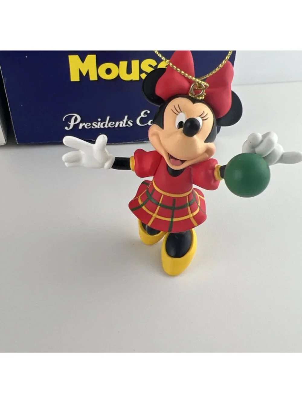 Disney Grolier Christmas Magic & Presidents Ornaments Minnie Daisy Jiminy Pluto